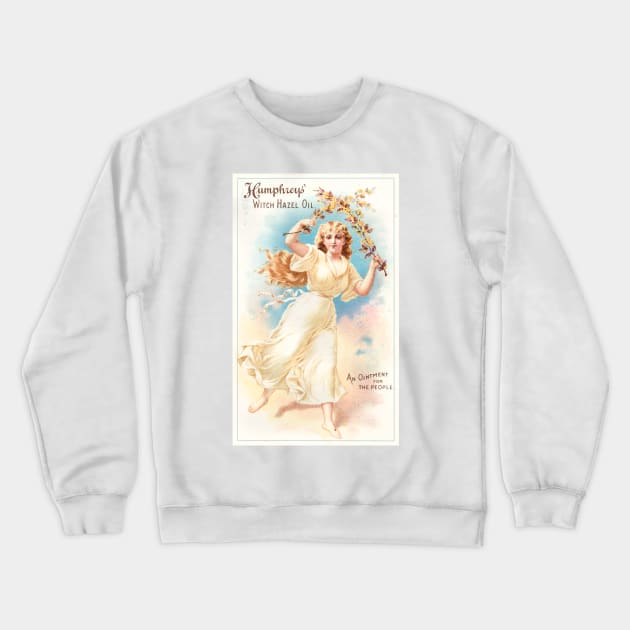 Humphreys' Witch Hazel Oil Branding Crewneck Sweatshirt by WAITE-SMITH VINTAGE ART